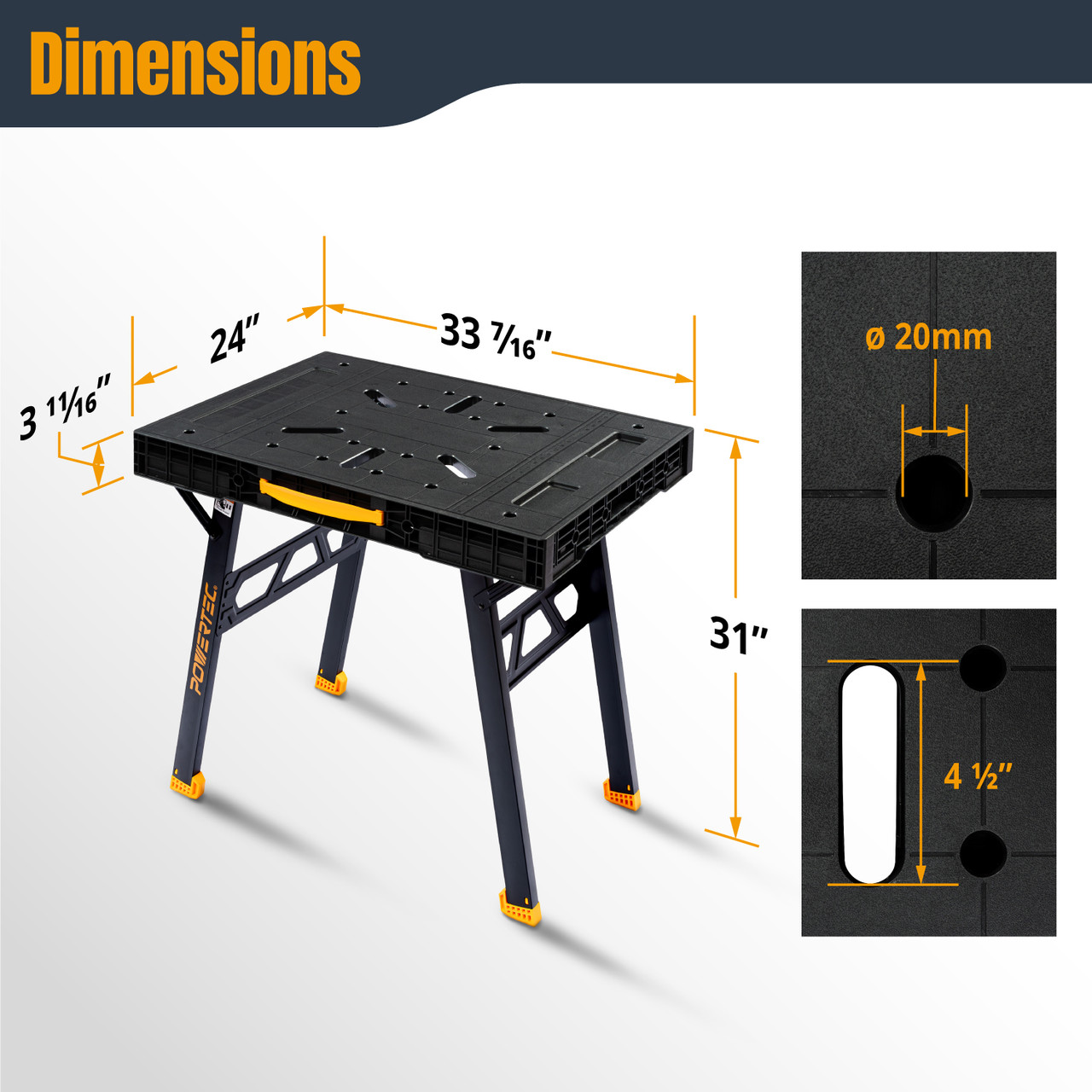 UT1014 Portable Folding Worktable