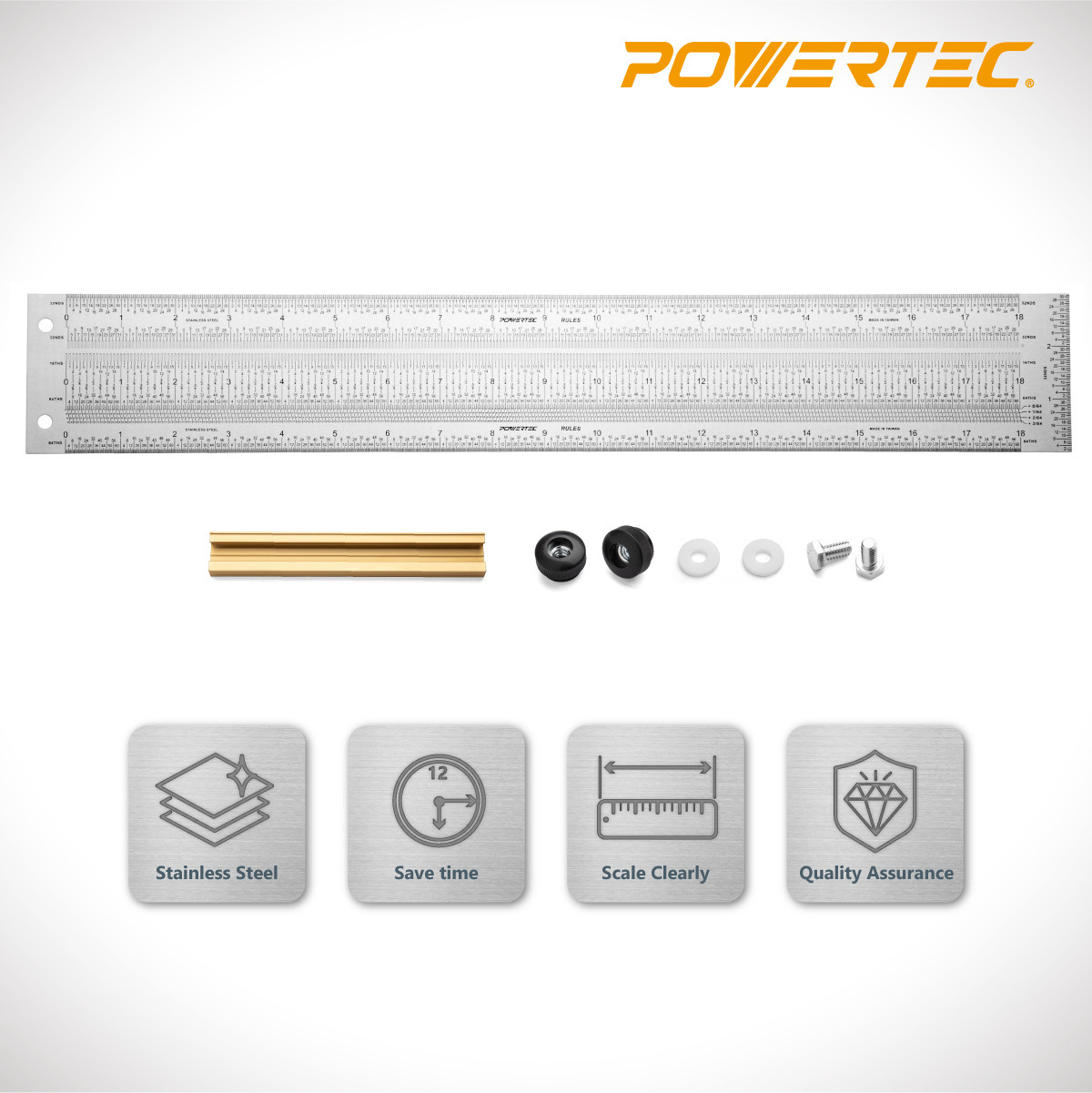 Marking T-Rule - POWERTEC | Precision Marking Ruler, Marking Ruler