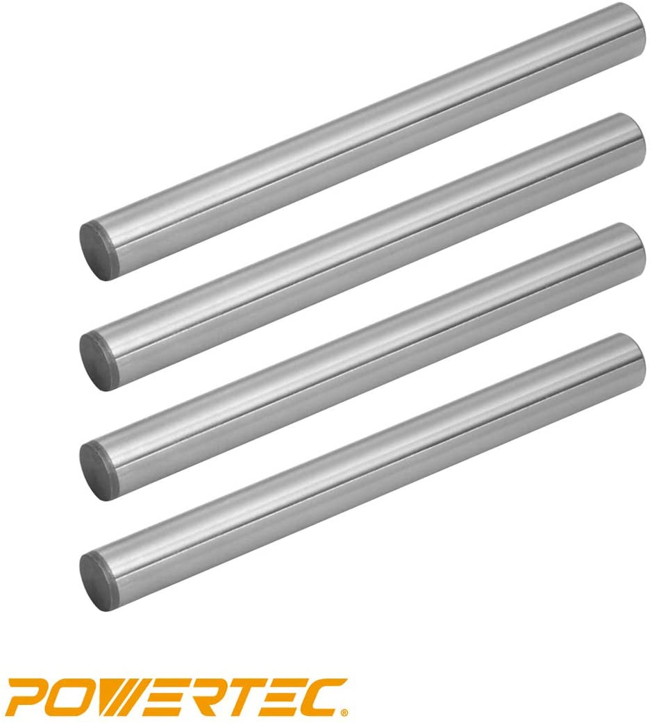 Powertec Hardened Steel Dowel PinsPrecisely Shaped for Accurate