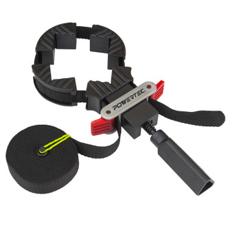 Deluxe Band Clamp with Quick-Release Lever-POWERTEC