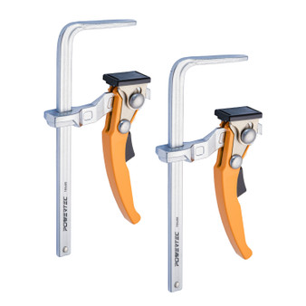 71542 Quick Release Ratcheting Table Clamp, 2PK - POWERTEC Woodworking Tools & Accessories