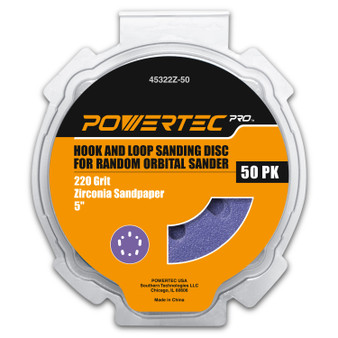 サンプロ10　SAN様 45300Z-50 5-Inch Hook and Loop Sanding Disc, Assorted Grits 40/60