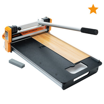 POWERTEC 13" Laminate and Vinyl Floor Cutter – Multi-Angle Manual Flooring Cutter for LVP, SPC, WPC, VCT, PVC, with HSS Blade, Honing Stone, and Angle Reference Marking (FC1300) POWERTEC 13" Laminate and Vinyl Floor Cutter – Multi-Angle Manual Flooring Cutter for LVP, SPC, WPC, VCT, PVC, with HSS Blade, Honing Stone, and Angle Reference Marking (FC1300)