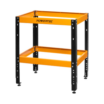 POWERTEC Heavy Duty Tool Stand Base, 400 lb Capacity Universal Machine Stand with Adjustable Height & Leveling Feet – Compatible with Router Tables, Miter Saws, Drill Presses, Planers (UT1006V) 01