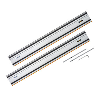 POWERTEC 110" Track Saw Guide Rail Set for Makita & Festool (72523) 1