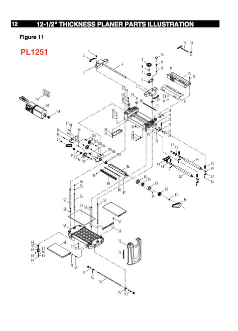 KEY#53 PL1251033 Platen