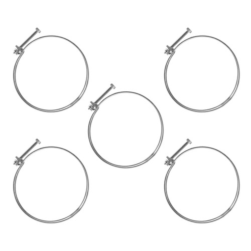 70218 6" Wire Hose Clamp, 5 PK