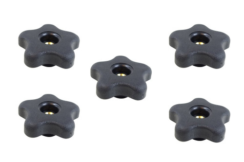 71071 5-Star 5/16 Threaded Knob Set, 5 PK