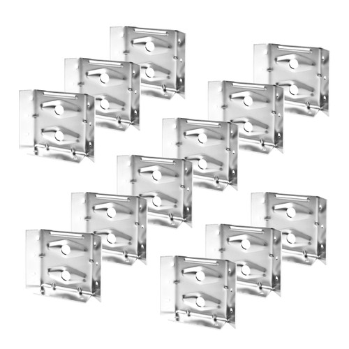 Surface Mount Corner Brackets for Table Aprons, 12PK | POWERTEC Cabinet Hardware, Shelf Hardware Accessories Wholesaler02