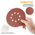 A/O Hook and Loop Sanding Discs 8 Hole 6"-25 PK-POWERTEC | Buy More Save More, Wholesaler of Woodwork Tools & Accessories04