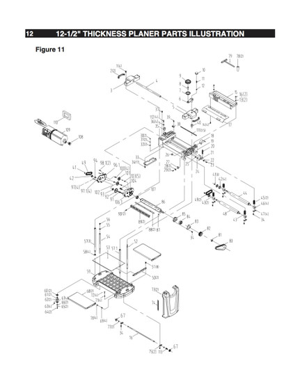 PL1251NGA Gear Assembly for PL1251