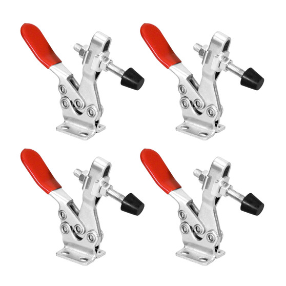 Horizontal Quick-Release Toggle Clamp, 500 lbs Capacity, 225D, 4