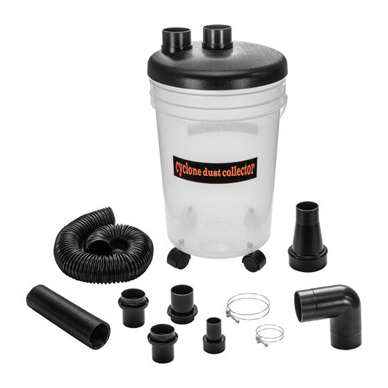 POWERTEC - 6 Gallon Cyclone Wood Saw Dust Collector and Separator Kit  | POWERTEC Wood Dust Management working Tools & Accessories Supplier Wholesale01