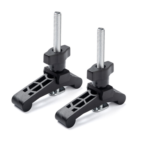 POWERTEC-71661 Mini T Track Hold Down Clamps, Reinforced Plastic, 2 PK | POWERTEC-Woodwork Tool & Accessories01 POWERTEC-71661 Mini T Track Hold Down Clamps, Reinforced Plastic, 2 PK | POWERTEC-Woodwork Tool & Accessories01