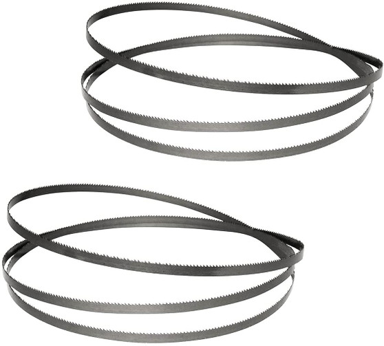 59-1/2" x 1/4" x 6 TPI Band Saw Blade, for Sears, B&D, Ryobi, Delta, and Skill 9" Bandsaw, 2 PK | POWERTEC-Woodworking Accessories01