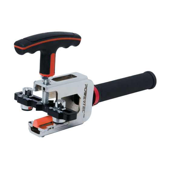 POWERTEC PRO Premium Large Format Tile Breaker - 1-1/2" Throat, Breaks Tile Up to 9/16" (15mm) Thick, Adjustable Width, Rubber Grip 01 POWERTEC PRO Premium Large Format Tile Breaker - 1-1/2" Throat, Breaks Tile Up to 9/16" (15mm) Thick, Adjustable Width, Rubber Grip 01