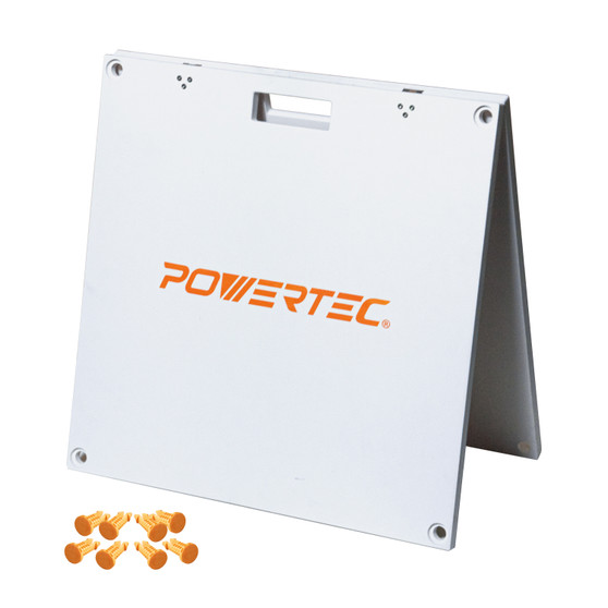 POWERTEC Arachni Flex 24" x 48" Waterproof PVC Foldable Workbench Tabletop – Portable Work Surface for Wet and Dry Applications with Quick-Insert Locks (72188)-01