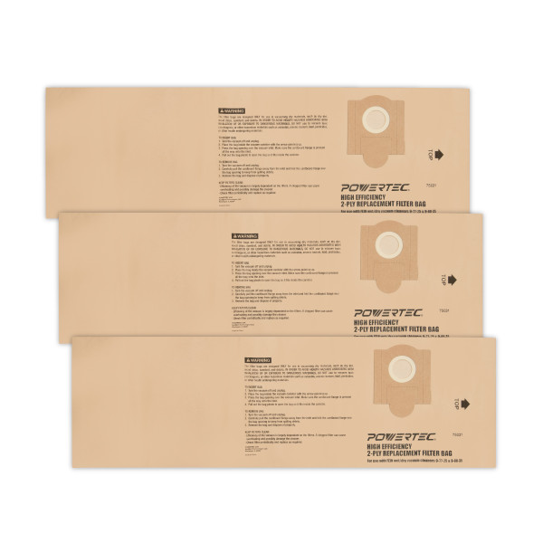 High Efficiency Filter Bags for Fein 9-77-25 & 9-88-35- POWERTEC | Buy More Save More02