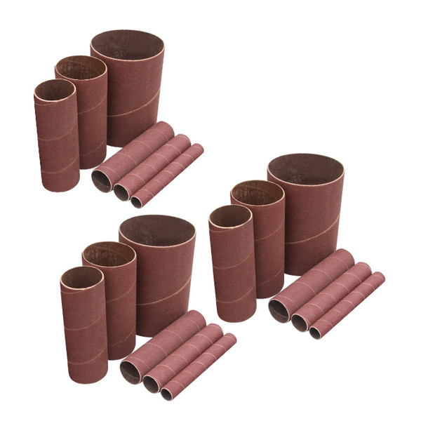 11240 Sanding Sleeves 4-1/2" for Spindle Sander (80,120,240 Grits), 18 PK