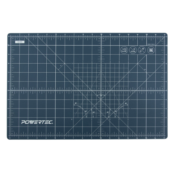 61001 Rotary Cutting Mat with Grid, Triple Layer Surface