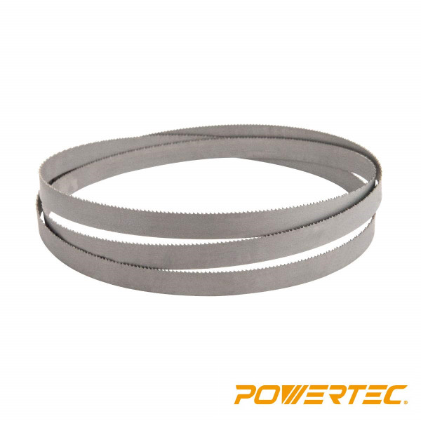 POWERTEC-Replacement Bi-Metal Band Saw Blade 62??x 1/2 x 14 TPI for Soft/Non-Ferrous Metal  | POWERTEC-Band Saw Accessories01