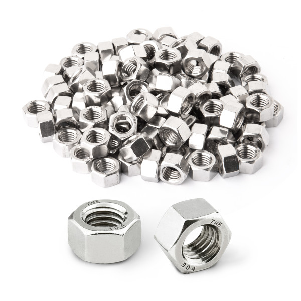 1/2"-13 Stainless Hex Nut-Inch series, 100PK | POWERTEC Cabinet Hardware, Shelf Hardware Accessories Wholesaler01