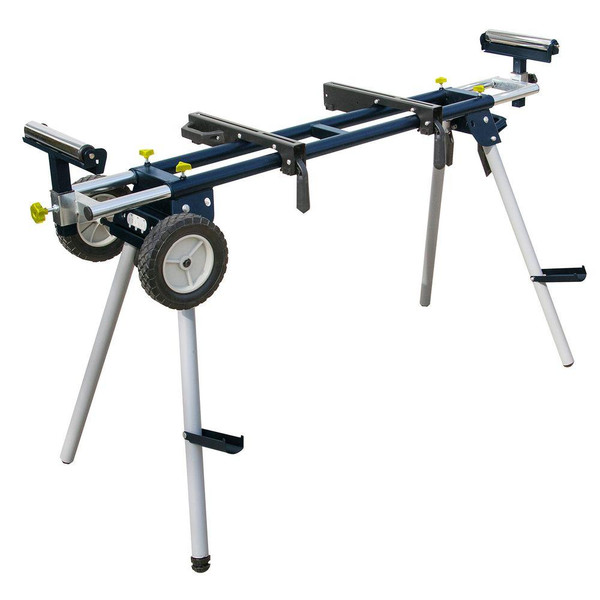 MT4000 Miter Saw Stand with Wheels and 110V Power Outlets - POWERTEC Woodworking Tools & Accessories