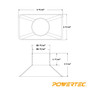 Rectangular Nozzle 2-1/2" x 6" x 3-1/2" for Saw Dust Collection | POWERTEC Saw Dust Collection Accessories Wholesaler07 Rectangular Nozzle 2-1/2" x 6" x 3-1/2" for Saw Dust Collection | POWERTEC Saw Dust Collection Accessories Wholesaler07