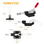Ductile Iron Base Push/Pull Quick-Release Toggle Clamp, 500 lbs Capacity, 305 cm | POWERTEC Woodworking Accessories Wholesaler01