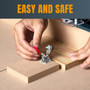 Horizontal Quick-Release Toggle Clamp, 60 lbs Capacity, 201, 4 Pack | POWERTEC Woodworking Accessories Wholesaler03