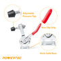 Horizontal Quick-Release Toggle Clamp, 500 lbs Capacity, 225D, 10 Pack | POWERTEC Woodworking Accessories Wholesaler05