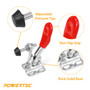 Horizontal Quick-Release Toggle Clamp, 60 lbs Capacity, 201A, 4 Pack | POWERTEC Woodworking Accessories Wholesaler02