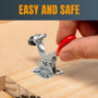Horizontal Quick-Release Toggle Clamp, 60 lbs Capacity, 201A, 4 Pack | POWERTEC Woodworking Accessories Wholesaler02