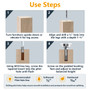 71189 Furniture Levelers with Threaded Inserts 3/8 Inch 16, 4PK