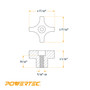 4-Point Thru Knob 5/16"-18, 5 PK  | POWERTEC Woodworking Hardware Accessories Wholesaler04