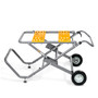POWERTEC Table Saw Stand with 8-Inch Jobsite Wheels, Upright Folding Design, 330Lbs Load Capacity, Multiple Adjustable Mounting Options MT4009 02