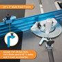 71391 Table Saw Precision Miter Gauge System - POWERTEC Woodworking Tools & Accessories 06