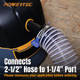 Reducer 2-1/2" to 1-1/4" For Saw Dust Collection System | POWERTEC Saw Dust Collection Accessories Wholesaler03