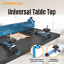 Drill Press Table 14 x 24" w/Complete Aluminum Multi T-Track Fence System | POWERTEC Woodwork Drilling Tools & Accessories03
