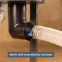 4 Inch to 2-1/2 Inch Tapered Adapter Saw Dust Collection Reducer Fitting | POWERTEC Saw Dust Collection Accessories Wholesaler07