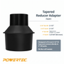 4 Inch to 2-1/2 Inch Tapered Adapter Saw Dust Collection Reducer Fitting | POWERTEC Saw Dust Collection Accessories Wholesaler03