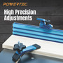 Woodworking Fence Kit for T-Slot Drill Press Table Tops | POWERTEC Woodwork Drilling Tools & Accessories05