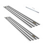 71505 55" Guide Rail Track with Connector for DeWalt Track Saw, 2PK - POWERTEC Woodworking Tools & Accessories