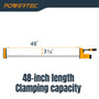 71602 Parallel Jaw Clamps 48", 2PK - POWERTEC Woodworking Tools & Accessories