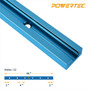 71713 Double-Cut Profile Universal T-Track with Predrilled Mounting Holes with Intersection Kit, 48 Inch
