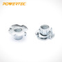 Zinc Plated Steel Pronged Tee Nut 5/16"-18, 9/16", 11/16", 5/16", 7/16", 3/8", 50 Pack | POWERTEC Woodworking Hardware Accessories Wholesaler02
