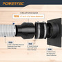 Cone Reducer 4" to 2-1/2" For Saw Dust Collection System | POWERTEC Saw Dust Collection Accessories Wholesaler03