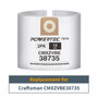 75070 Fine Dust Filter Bags for Craftsman Wet/Dry Vacuum 12 Gallon, 2 PK - POWERTEC Woodworking Tools & Accessories