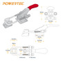 20310-P2 Latch-Action Toggle Clamp w/ Threaded U Bolt and Vinyl Grip - 400 lb Holding Capacity, 323, 2 PK