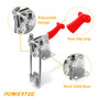 20324-P2 Vertical Latch Action Toggle Clamp 40344 w Threaded U Bolt and Red Vinyl Handle Grip, 1980 lb Holding Capacity, 2 PK (20324-P2)